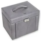 88.510.561643 - Jewellery box Marta fleur venice grey leather