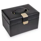 77.000.120443 - Jewellery box Lena saffiano black