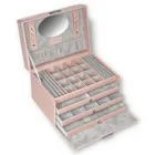 77.107.560221 - Lena pastel pink leather jewellery box