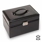 77.107.010443 - Jewellery box Lena new classic black leather