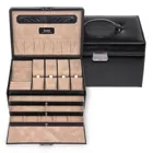 73.107.010443 - Jewellery box Katja new classic black leather