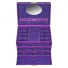 74.519.560505 - Jewellery box Karen colisimo violet full grain cowhide