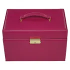 74.519.560707 - Jewellery box Karen colisimo pink full-grain cowhide