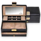 34.000.120443 - Jewellery box Helen saffiano black