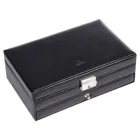 2040.010443 - Ring and collector's case new classic black leather