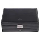 2040.010443 - Ring and collector's case new classic black leather