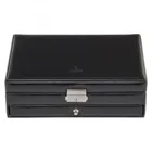 2040.0104N04 - Ring and collector's case black exclusive black leather