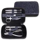 TR400R.504.0140 - 7-piece manicure case ornamento / navy (leather)