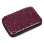 TR400R.504.0101 - 7-piece manicure case ornamento / bordeaux (leather)