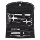 TT400R.0104 - 6-piece manicure case Manicure set black leather