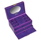 24.519.560505 - Jewellery box Emma colisimo violet full grain cowhide