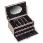 25.505.135904 - Jewellery box Elly lagarto / taupe