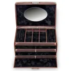 25.505.130204 - Jewellery box Elly lagarto / rose gold