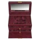 25.301.010101 - Jewellery box Elly acuro bordeaux leather