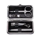 TF100R.1504 - 4-piece manicure case manicure set black leather