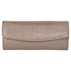 1010.0916P18 - Jewellery roll new classic grey full grain leather