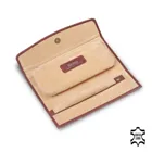 1010.1101P18 - Jewellery roll new classic bordeaux full grain cowhide