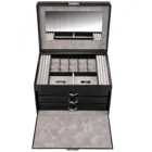 M8.001.010421 - Jewellery case Victoria vario black leather