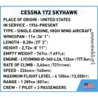 COBI-26620 - 160 PCS CYVIL AIRCRAFT /26620/ CESSNA 172 SH W.