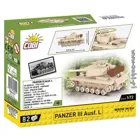 COBI-3090 - 82 PCS HC WWII /3090/ PANZER III AUSF.L