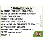 COBI-3091 - 110 PCS HC WWII /3091/ CROMWELL MK.IV