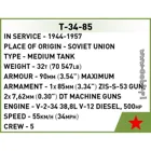 COBI-3092 - 110 PCS HC WWII /3092/ T-34/85