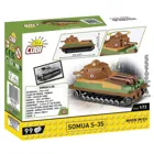 COBI-3093 - 99 PCS HC WWII /3093/ SOMUA S-35