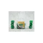 Cubes GREEN MARBled 16 mm 6 pieces