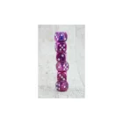 Cubes PURPLE MARBLE 16 mm 6 pieces