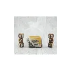 CHOCOLATE MARBLE cubes 16 mm 6 pieces