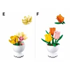 M38-B1077 - Mini Blumen im Topf im Thekendisplay