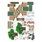 8501 - 3D handicraft set "Horse ranch"