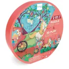 2in1 Spielpuzzle 3D Prinzessin 32 Teile