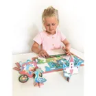 2in1 Spielpuzzle 3D Prinzessin 32 Teile