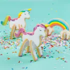 284143 - Ausstecher - Einhorn Regenbogen Magic 3D