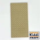 KC16TSA - Kiddicraft Stackable Baseplate 16 x 32 Noppen (12,7 x 25,5cm) Tan