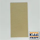 KC16TSA - Kiddicraft Stackable Baseplate 16 x 32 Noppen (12,7 x 25,5cm) Tan