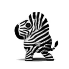 650011 - 3D craft kit zebra (MQ6)