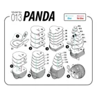 650013 - 3D Bastelset Panda (MQ6)