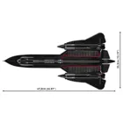 1330 PCS ARMED FORCES 5891 LOCKHEED SR-71 BLACKBIRD