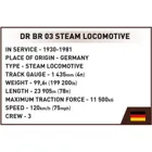 2747 PCS TRAINS 6286 STEAM LOCOMOTIVE DR BR 03 WATER CRANE EXECUTIVE EDITION