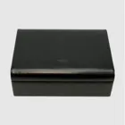 803350.08 - Charm box with 2 removable inserts Merino black