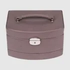 803692.07 - Automatic jewellery case with travel insert Merino Moda grey