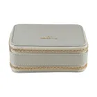 803970.07 - Jewellery case S with zip Aurora light grey