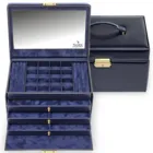 77.301.014023 - Jewellery box Lena acuro navy (leather)