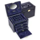 88.301.014023 - Jewellery box Marta acuro navy (leather)