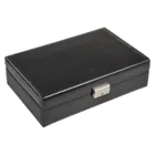 44.107.0104N04 - Jewellery box Isa black exclusive black (leather)