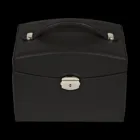 803855.08 - Schmuckkoffer Beluga schwarz (Leder)