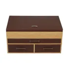 803937.02 - Jewellery box large wood brown