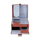 803948.03 - Jewellery case M with insert Corbello terracotta